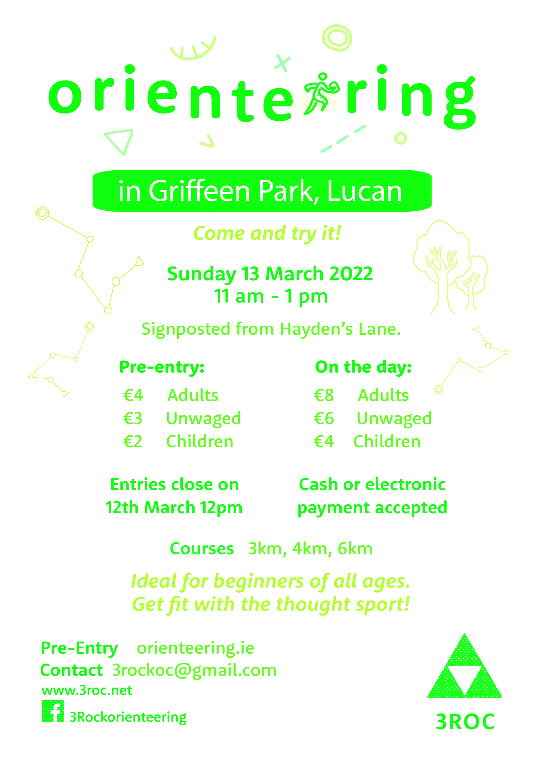 Griffeen Park poster 2022 march