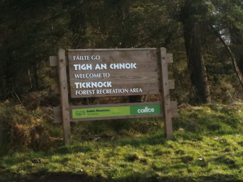 Ticknock forest sign
